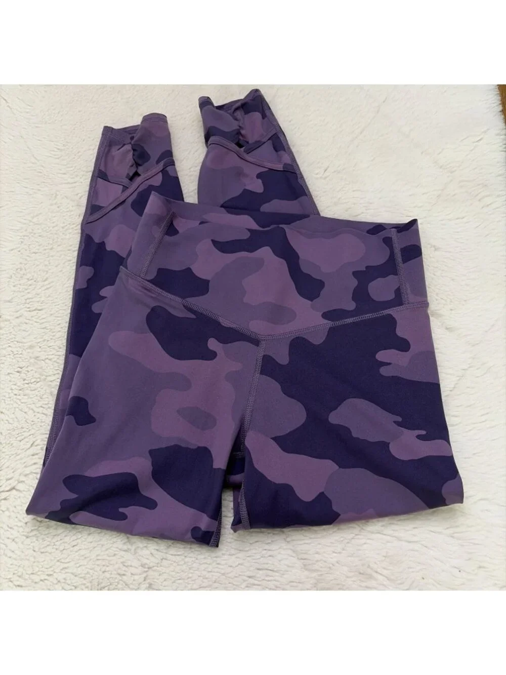 All In Motion Girls Purple Camp Leggings XL 14/16 Athletic